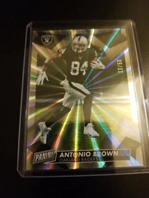2019 Panini Day Football Antonio Brown 13/50 Reflector  - Image 1 of 2