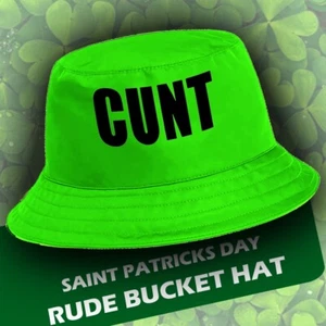 Ruda Novedad - Día de San Patricio Sombrero Cubo Verde Neón - Tema Jura Palabra - Imagen 1 de 4