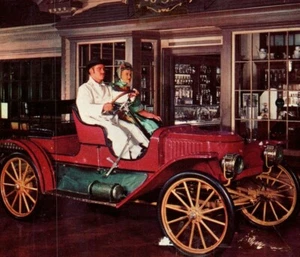 Carte postale ancienne 1910 Stanley voiture vapeur automobile musée Henry Ford Dearborn - Photo 1/4