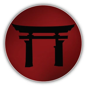 Japan Symbol Label Car Bumper Sticker Decal 5'' x 5'' - Picture 1 of 1