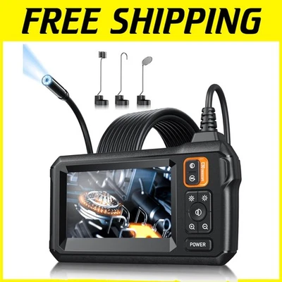 Câmera endoscópio compacta 1920P HD com cabo semi-rígido de 16,4 pés - presente perfeito - Imagem 1 de 4