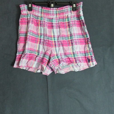 US Polo Assn шорты женщин большой розовый клетку Chino гостиной опрятный гольф пляж сна - Изображение 1 из 4