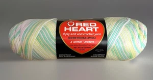 Hilo Ombré Wintuk Super 4 capas corazón rojo vintage - 964 canción de cuna - lote de 3 madejas - Imagen 1 de 3