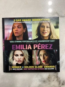 Emilia Perez FYC SAG Awards Screener DVD Zoe Saldana Selena Gomez Gascon Paz - Picture 1 of 5