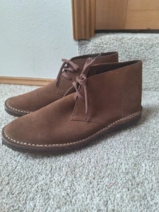 J.Crew Herren Stiefel Erwachsene 1990 MacAlister Gr. 9 Wildleder Auburn Braun Preppy Outdoor - Bild 1 von 9