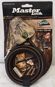 Masterlock 8mm Python Cable Lock - Camo NS-ML-8418KAD - Picture 1 of 6