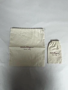Salvatore Ferragamo canvas pouch Belt dustbag with Buckle protector. - Picture 1 of 11