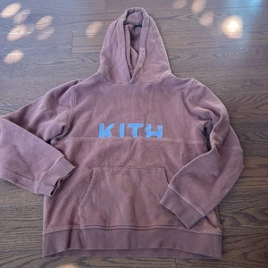 KITH Orange Pullover Sweatshirt Hoodie Top Boys Size 12 Fleece Kids Youth - Picture 1 of 9