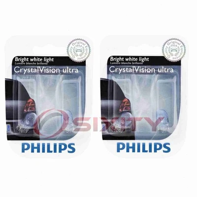 2 bombillas de matrícula Philips para Daewoo Lanos Leganza Nubira zn Foto 1 de 4