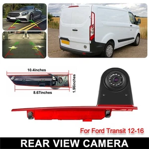 Brake Light Camera Backup Reverse w/ 10m Cable For Ford Transit Custom 2012-2016 - Foto 1 di 11