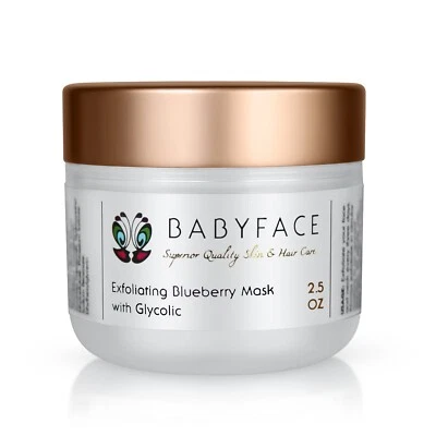 Babyface BLUEBERRY OXYGEN MASQUE Antioxidant Mask Glycolic AHA Exfoliating CoQ10 - Image 1 of 4