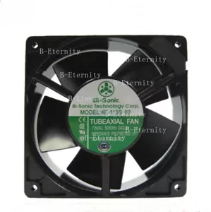 Bi-sonic 4E-115B 02 axial fan 115VAC 120*120*38mm 24W/22W Cabinet Cooling fan - Picture 1 of 3