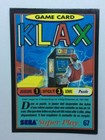 Carte N° 67 Klax Jeu Sega Super Play 1991 Game Card Panini Vf