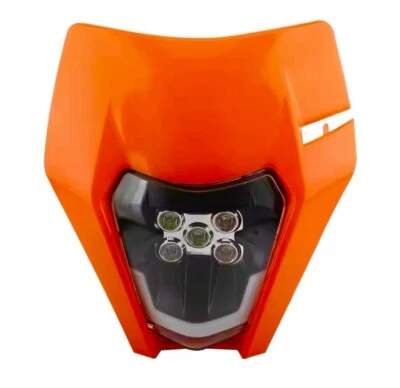 Faro Led Ktm EXC XC SX XC-W 125 250 300 350 450 Universale 2017-2022 Enduro Moto - Immagine 1 di 4