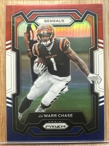 2023 Panini Prizm - Red White & Blue Prizm #56 Ja'Marr Chase - Picture 1 of 2