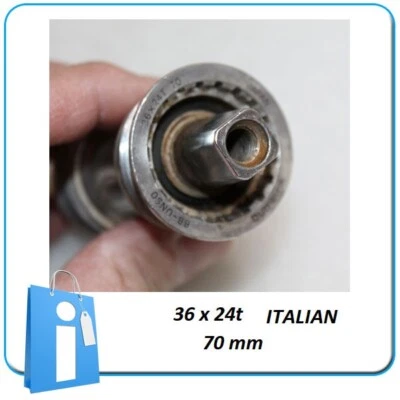 Eje Pedalier Cuadradillo Shimano XTR BB-UN90 36x24t ITALIAN 70 x 107 mm 108 - Imagen 1 de 4