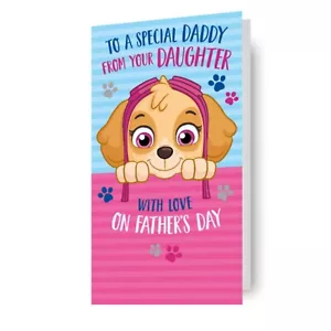 Tarjeta grande con sobre para el día del padre de papá de su hija - Imagen 1 de 6