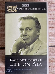 David Attenborough - Life On Air VHS ~ 50 Years Of Wildlife ~ New & Sealed - Picture 1 of 5