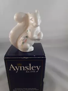 Aynsley Little Sweetheart Squirrel en caja hueso China 1ª calidad animales británicos - Imagen 1 de 11