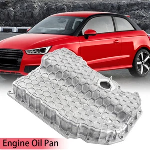 Chrome Aluminium Lower Engine Oil Pan For Audi A3 S3 Q3 2015-2019 A1 2014-2018 - Picture 1 of 13
