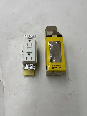 Hubbel OEM 15A Tamper & Weather Resistant 15A GFCI Receptacle GFTW15W - Image 1 of 4