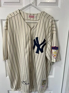 Vintage Mickey Mantle MITCHELL & NESS NY Yankees 1951 Jersey 52 XXL Gently Used - Picture 1 of 6