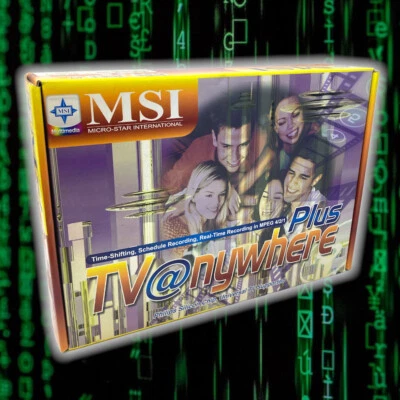 MSI TV @nywhere TV Anywhere Plus PCI Video Decoder Streaming Card Recording 16:9 - Image 1 of 4