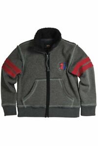 Alpha Industries Boys Mission Hoodie Color Gray Size: 8