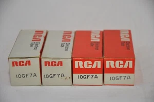 RCA 10GF7A Electronic Vacuum Tubes Amp Stereo Radio Transceiver Closely Matched - Picture 1 of 2