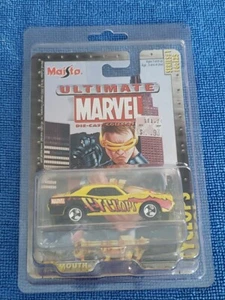 Maisto Ultimate Marvel Cyclops Yellow Plymouth Hemi Cuda #6 Of 25 - Picture 1 of 23
