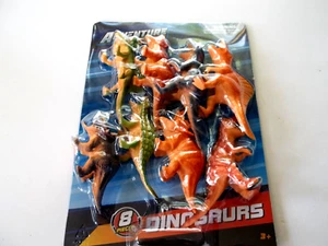 Adventure Force Dinosaur 8 Pieces Ages 3 and Up NEW - Picture 1 of 2