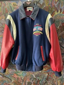 1954 - 1994 Polaris Leather Wool Jacket 40 Year Anniversary Coat See 24 Photos - Picture 1 of 23