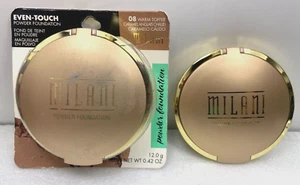 (2) MILANI EVEN TOUCH Powder Foundation - 08 WARM TOFFEE **SOLD AS-IS - Picture 1 of 3
