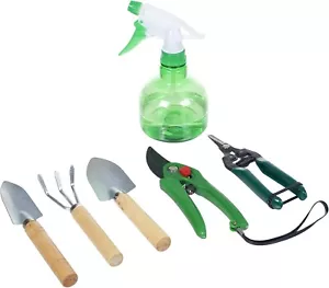 7 Piece Gardening Tool Set – Mini Planting and Repotting Kit - Picture 1 of 4