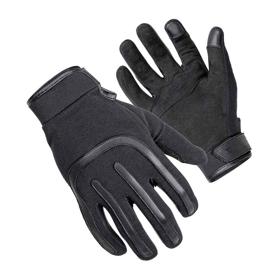 Cortech Brodie Black Textile/Leather Motorcycle Gloves Men's Size 3XL - Imagem 1 de 1
