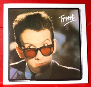 Elvis Costello And The Attractions Trust Album Cover Art PICTURE/PRINT 6.5"x 6.5 - Picture 1 of 3