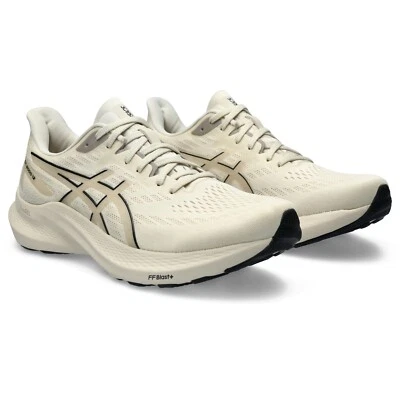 ASICS Men's GT-2000 12 Running Shoes, Oatmeal/Black