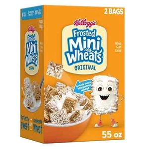 Kellogg's Frosted Mini-Wheats Breakfast Cereal, 55 oz. - Picture 1 of 7