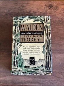 Walden and Other Writings of Henry David Thoreau 1950 HC DJ Modern Library Vtg - Picture 1 of 7