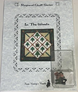 Nancy's Needle Kit In the Woods CN09 Quilt Needlework With Buttons - Picture 1 of 2