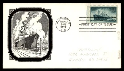 Mayfairstamps US FDC 1946 US Merchant Marine First Day Cover aau_91393 - Image 1 of 2