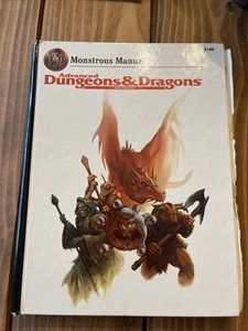 Advanced Dungeons And Dragons Mostrous Manuale RPG TSR 2140 - Foto 1 di 5