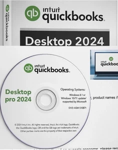 INTUIT QUICKBOOKS PRO 2024 PARA WINDOWS VERSIÓN COMPLETA MINORISTA EE. UU. = LICENCIA LIFTIME= - Imagen 1 de 2