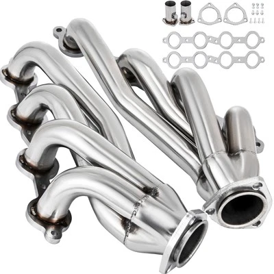 for LS Swap S10 Conversion Headers fit Chevy LS1 LS2 LS3 LS6 LS9 Engine 6.0 5.3 - Image 1 of 4