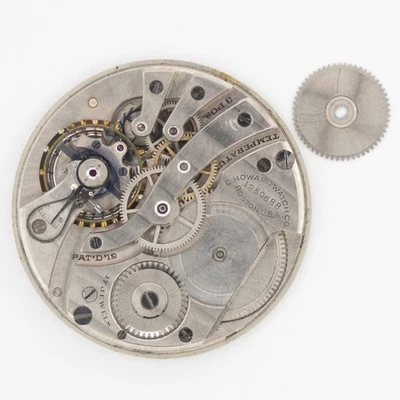 Movimiento Reloj Bolsillo Antiguo E. Howard Serie 7 Modelo 1912 Talla 12 17 Joyas Foto 1 de 4