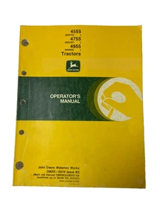 John Deere 4555 4755 4955 Tractores OMAR110016 Manual de Operadores Libro - Imagen 1 de 8