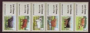 GREAT BRITAIN 2012 POST AND GO CATTLE SET OF 6 UNMOUNTED MINT, MNH - Picture 1 of 1