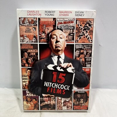 15 Hitchcock Films (DVD) ~ NEW SEALED — 第 1/4 张图片