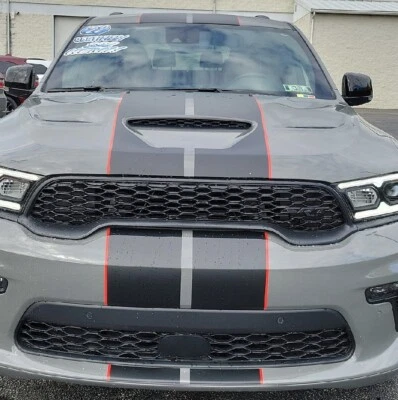 2 color 8" Rally stripes fit any model 2009 & UP Dodge Durango Hellcat RT SXT — 第 1/4 张图片