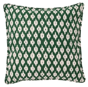 Housse de coussin IKEA SKANEFIBBLA vert/blanc, 50x50 cm / 20x20" SKÅNEFIBBLA - Foto 1 di 6